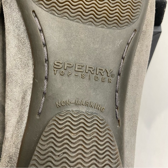 Sperry Top-Sider Suede Studded Penny Loafers Gray Women’s 8M - Picture 14 of 15